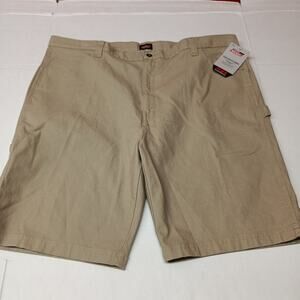 NWT Dickies Men's Size 44 Regular Fit 11” Inseam Beige Work Shorts Flex Utility
